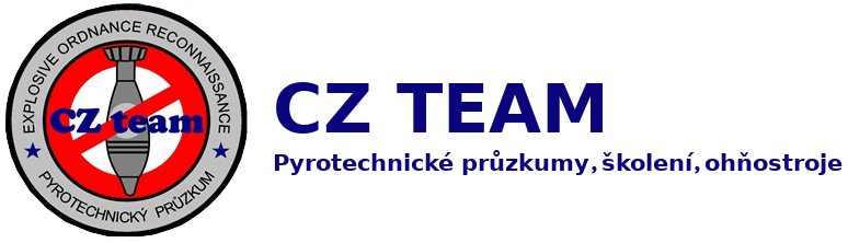 Pyrotechnický průzkum logo